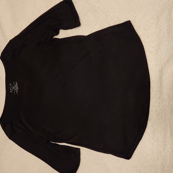 Apt. 9 Tops - Apt. 9 Women's Classic Black Elbow Length Sleeve Tee